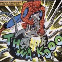 Spider-Man kicks robot butt